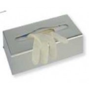 Dispenser for gloves to be placed on a flat surface